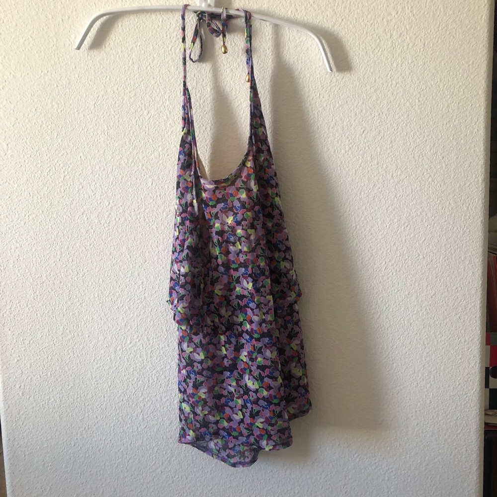 A|X floral halter top